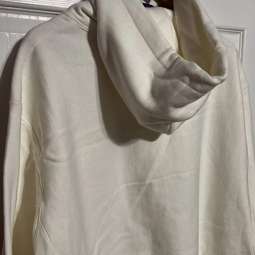🔥🔥 NWT CHAMPION REVERSE WEAVE Blank HOODIE - Off-White - Men‎ Sz L - Brand NEW